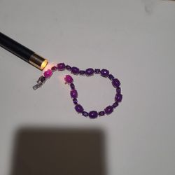 Amethyst Bracelet 925A Vintage 