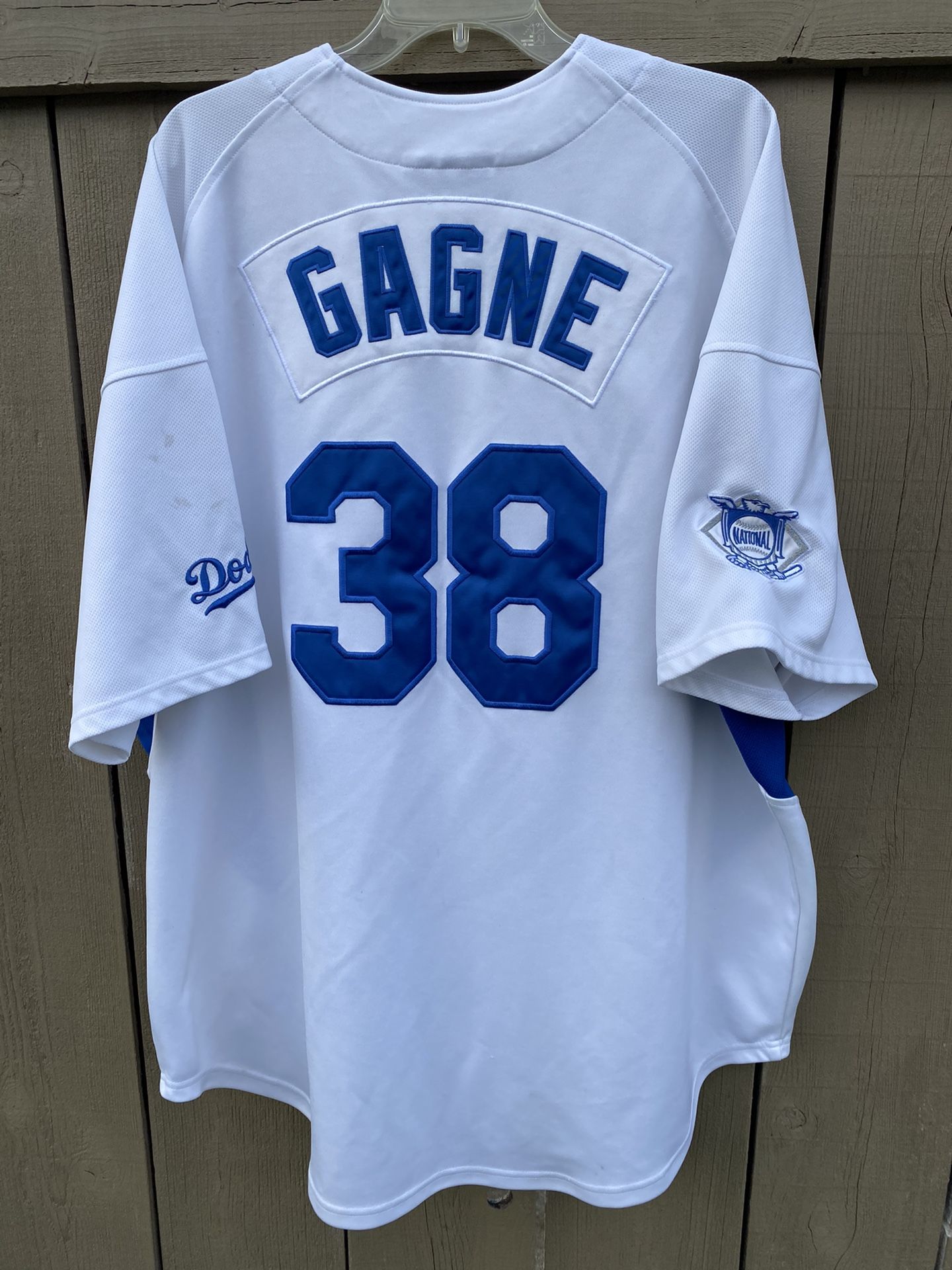 VINTAGE RARE Los Angeles Dodgers Eric Gagne #38 White NIKE MLB Jersey XXL 2XL