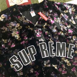 Supreme Floral Velour Baseball Jersey Size XL (Brand New, 100% Authentic  for Sale in Los Angeles, CA - OfferUp