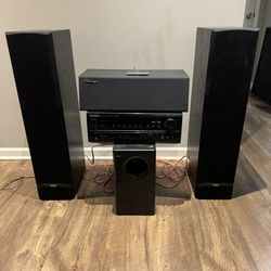 Paradigm Home theater system . Has bluetooth support