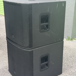EV EKX 18 Inch Powerd Subs (pair)