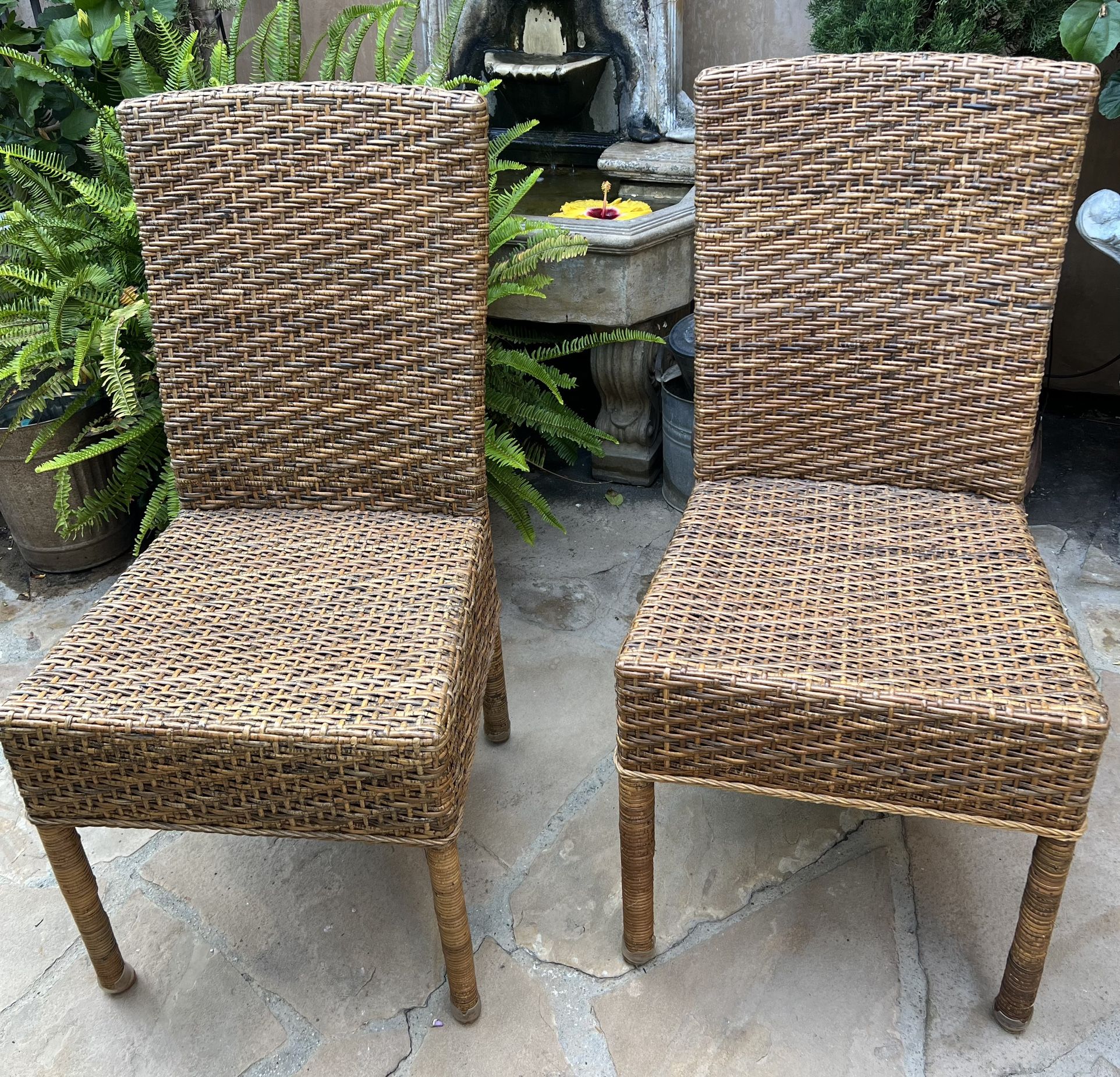 2 POTTERY BARN CHAIRS