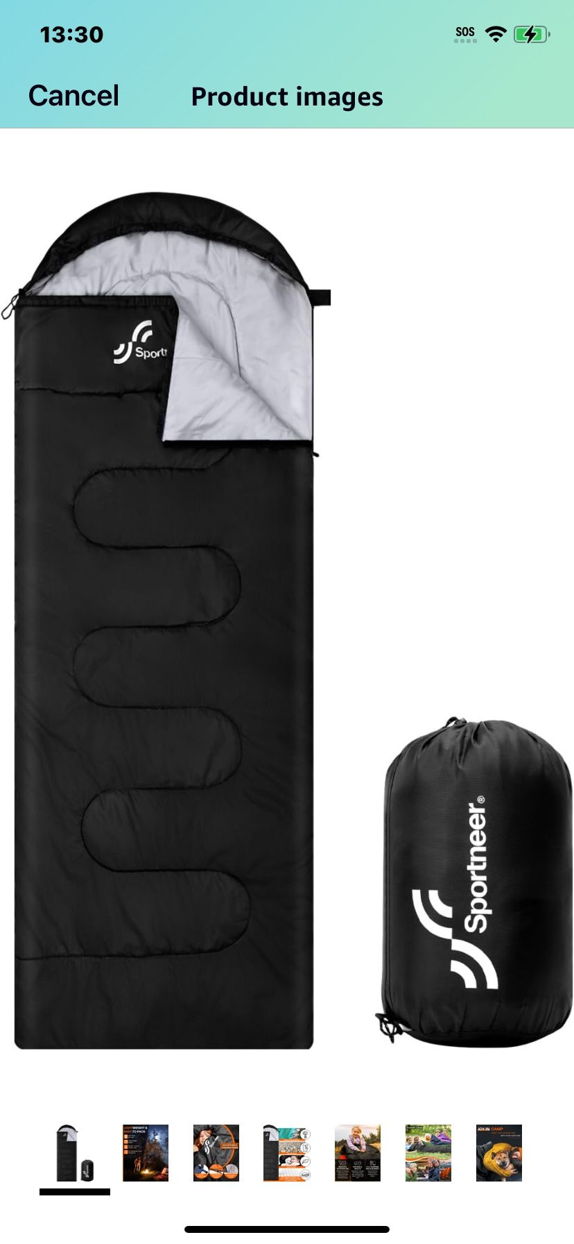 sleeping bag & pillow