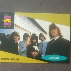1991 Pro Set Jefferson Airplane #13 Rock Band Group Music Legends Card Musicards Superstars Vintage Collectible ProSet