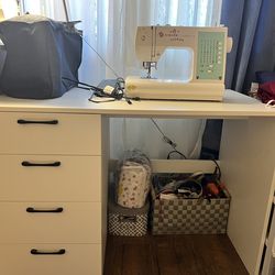 Sewing Table with drawers