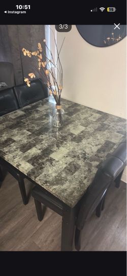 Table 4 chairs 50$ OBO