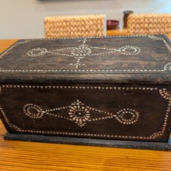 Wood Dowry Box (?) Filipino Maranao Baul (?)