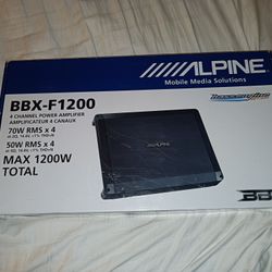 Alpine BBx-f1200 4 Channel Amplifier 