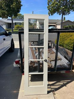 24” Glass panel door