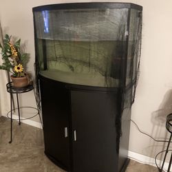 Top Fin Bowfront Aquarium & Stand Ensemble - 36 Gallon