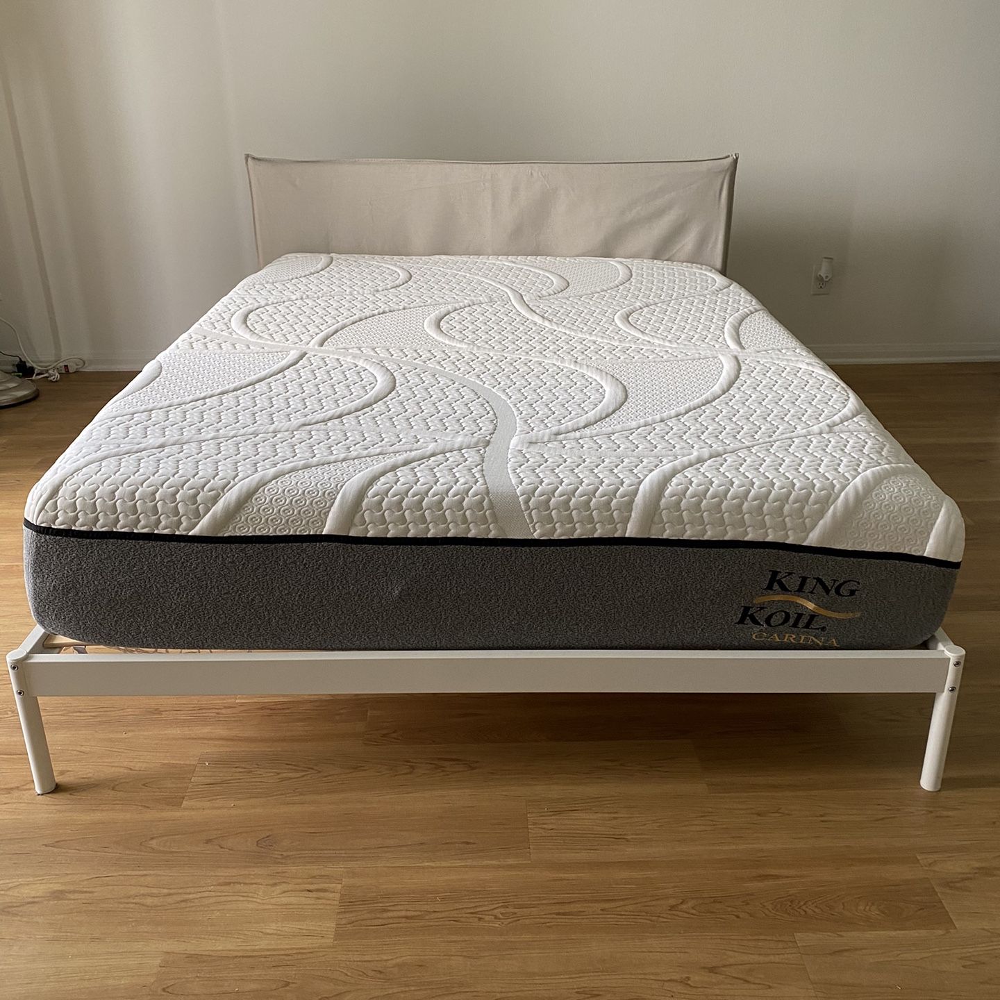 Queen sized mattress with bed frame for Sale in Irvine CA OfferUp
