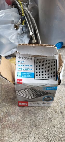 Designline 4 in. x 4 in. Square Drain Square Grate