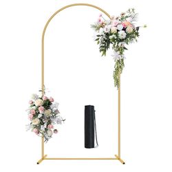8ft & 5 Ft Gold Arches