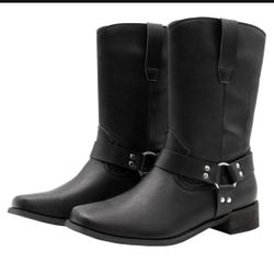 Brand New “ Searchers “Men’s Motorcycle /  Cowboy / Dancing / Stylish Boots - Men’s size 8/9 - Retail $43.00 - 50% Off Today!!!