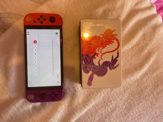 Nintendo Switch Oled Scarlet And Violet Edition