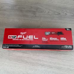 Milwaukee M12 FUEL 12V Lithium-Ion Brushless Cordless 3/8 in. Right Angle Impact Wrench (Tool-Only)