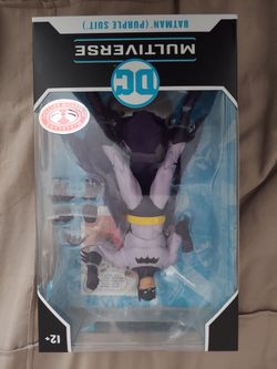 Mcfarlane Platinum Chase Purple Suit Batman