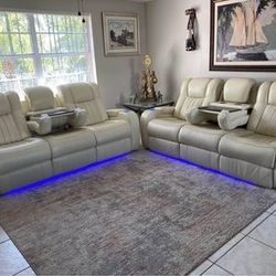 Couch, Love Seat, And 2 End Tables