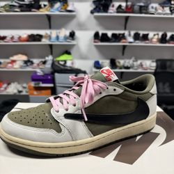 Jordan 1 Low Travis Olive 