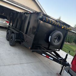 2027 Dump Trailer 12ft 4ft Tall