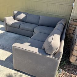 Grey Corner Sectional Sofa (delivery Available) 