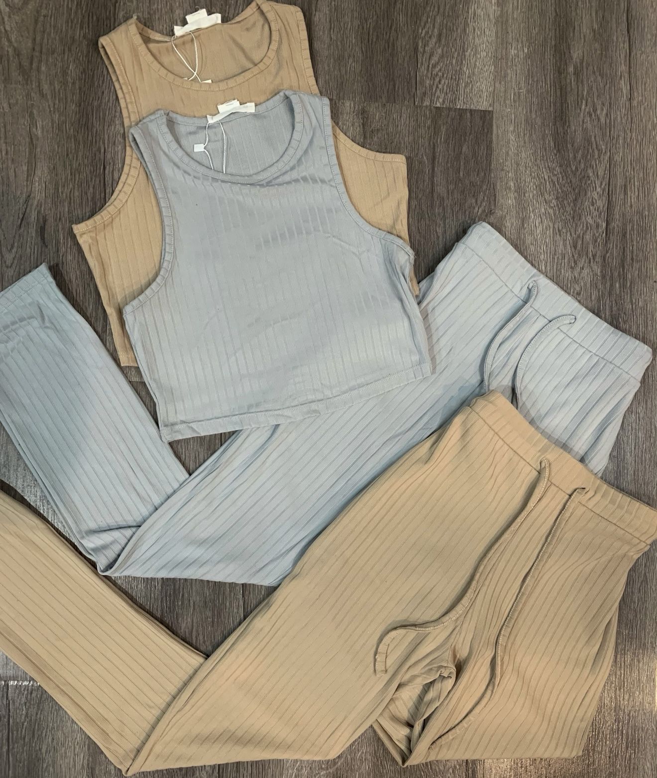 Top & Leggings Outfit/stretchy Regular Sizes