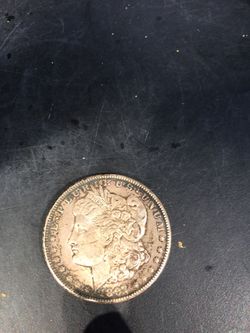 1897 Morgan $1 silver dollar