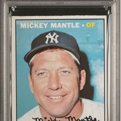 1967 Topps Mickey Mantle PSA 6