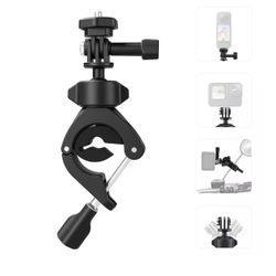TELESIN Camera Mount Clamp Handlebar Adapter Rotatable for GoPro 12/11/10/9/8/7