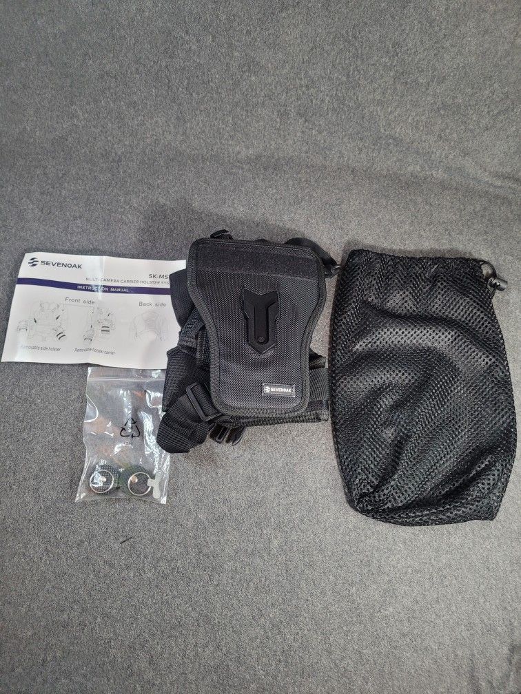 Sevenoak Dual Camera Harness, SK-MSP01 Multi Carrying Chest Vest System with Side Holster