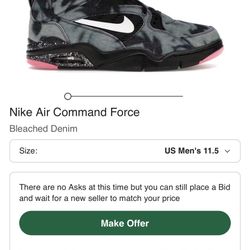 Nike Air Comando Force Bleach Denim