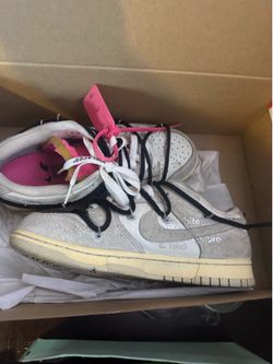 Nike dunk off white size 7.5