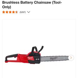 Milwaukee M18 FUEL 16 in. 18V Lithium-Ion Brushless Battery Chainsaw (Tool-Only)