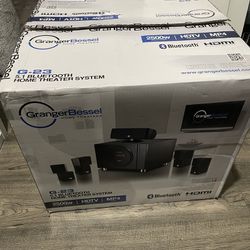 Brand New Home Theater Speaker System With Bluetooth