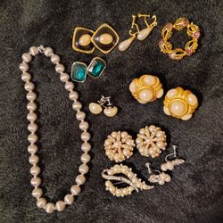 Grandma's Vintage Jewelry Lot Bundle