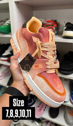 LV TRAINER SNEAKERS ORANGE NEW COLLECTION