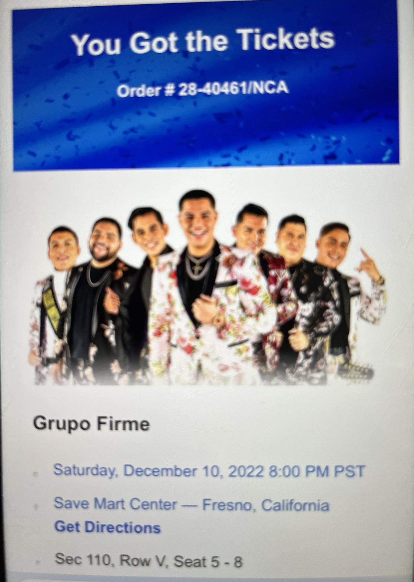 Grupo Firme Tickets 12/10/22