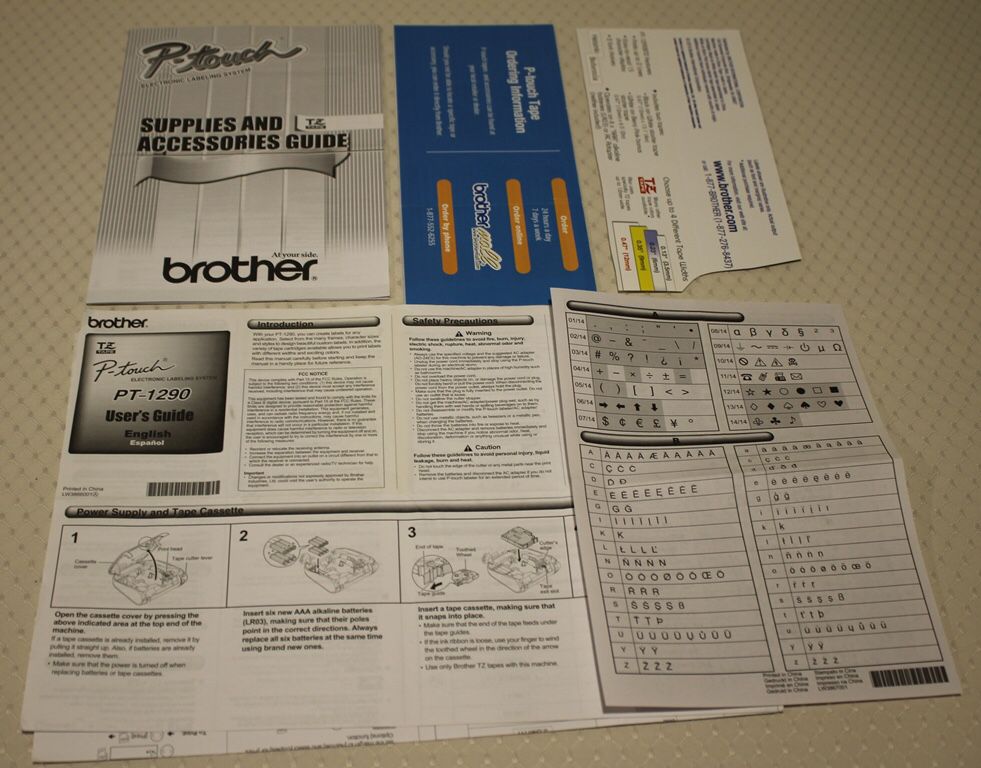 Brother P-Touch PT-1290 Electronic Labeling System