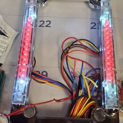 Motorcycle LED License Plate Frame