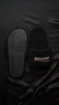Balenciaga Furry Slides