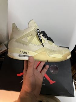 Jordan 4 Off White Sail