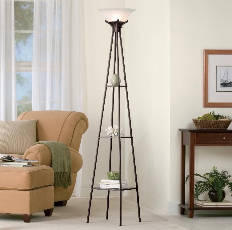 Floor lamp with bulb included