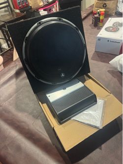 12W6 JL  AUDIO and a XD700/5 JL AMP