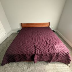 King Size Bed Frame With Mattress