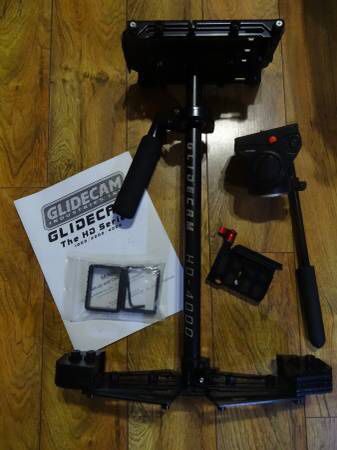 Glidecam HD-4000 with Manfrotto Head and Zacuto Z-GRB Gorilla Baseplate