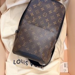 Louis Vuitton Monogram Macassar Avenue Sling Bag M45897 Shoulder