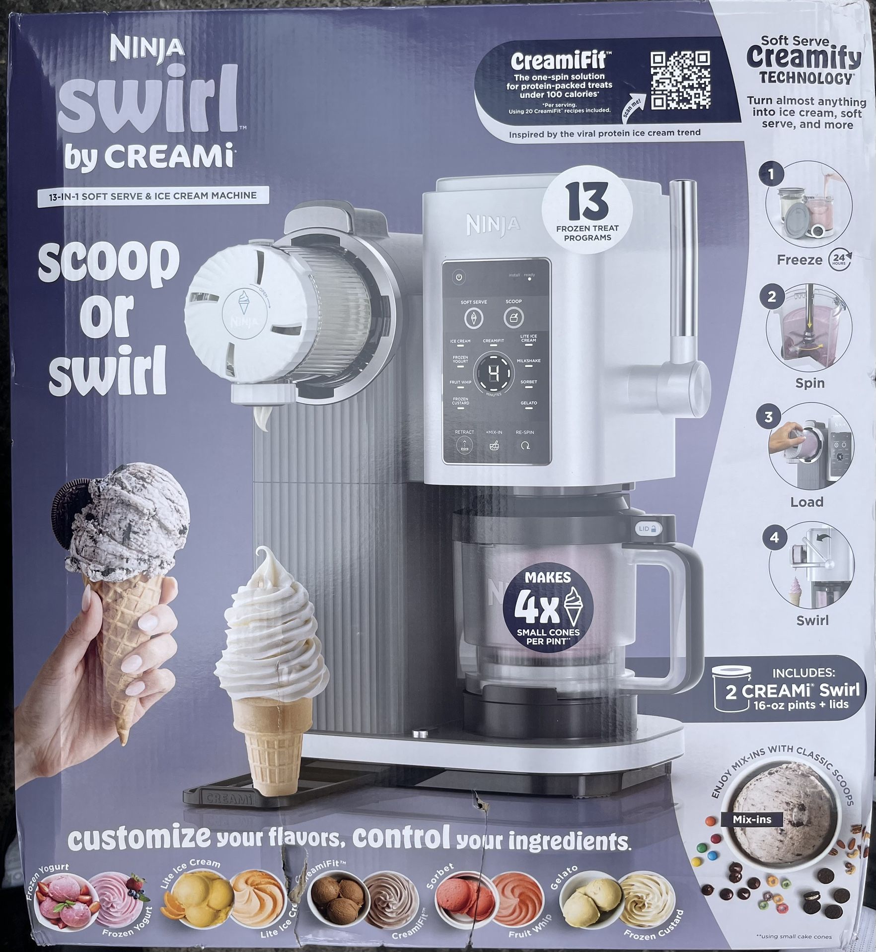 Ninja Foodi 13-1 Swirl By Creami