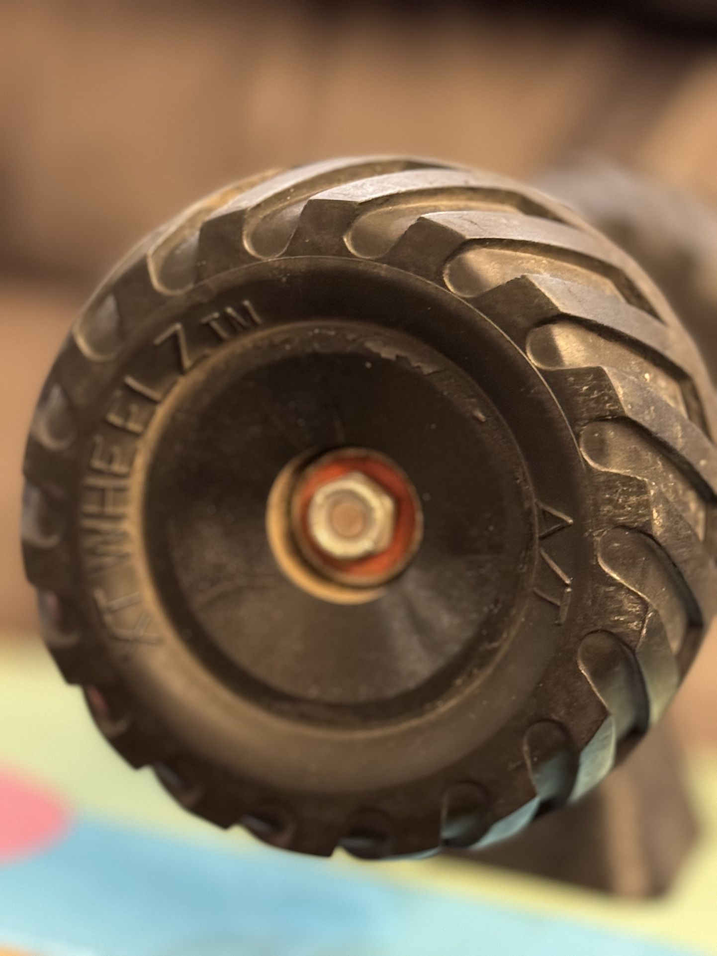 Vintage XT Wheelz Off Road Skateboard Set 4 Rubber Wheels + 2