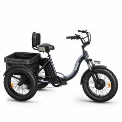 Qronge - Lava Electric Tricycle - GRAY - (MSRP $2,099) Save 60% OFF!