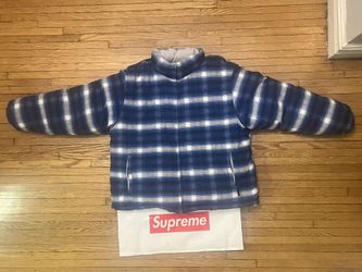 Supreme Jacket Flannel Reversible Puffer XXL for Sale in Brooklyn